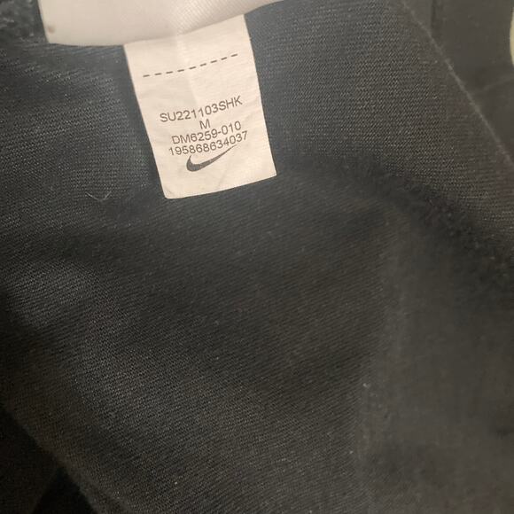 Retro The Nike Tshirt Mens Med Multicolored Spell Out Color Block Logo Stretch - Picture 6 of 12